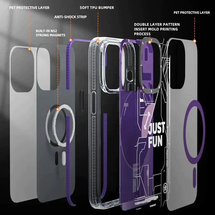 iPhone 14 Pro Original Youngkit Circuit Board Design Magsafe Case