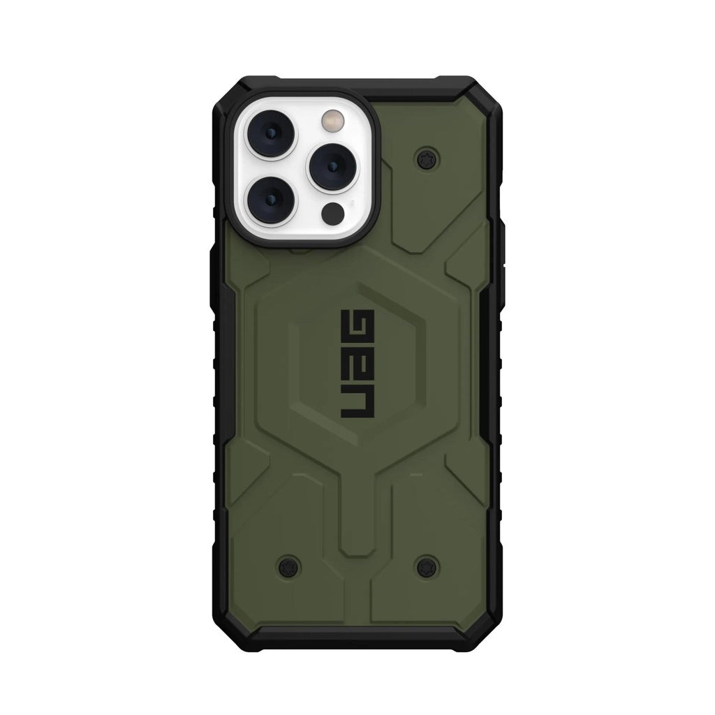 iPhone 15 Pro UAG Pathfinder Premium Rugged Shockproof Case With Magsafe-Dark Green
