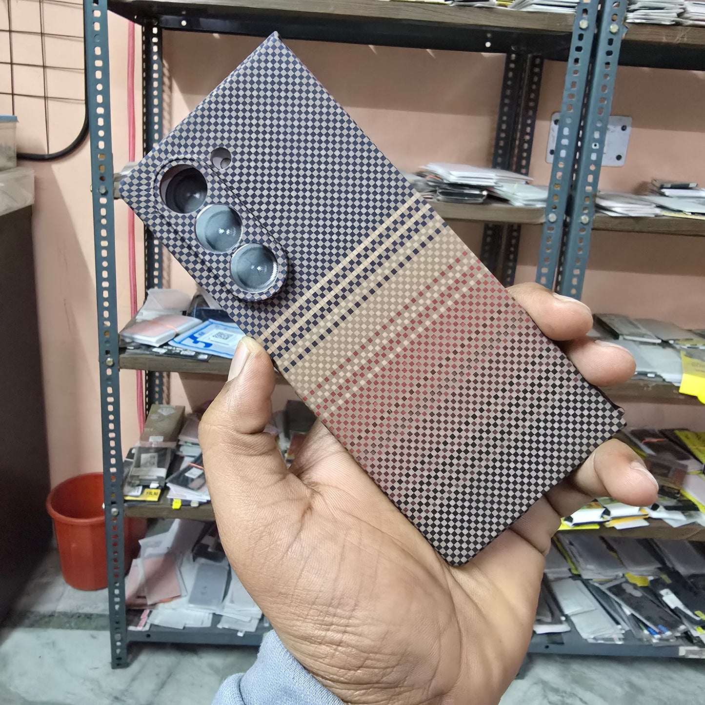 Samsung Galaxy Z Fold 6 Tactile Sunset PC Thin Case Camera Protection Case with Magsafe