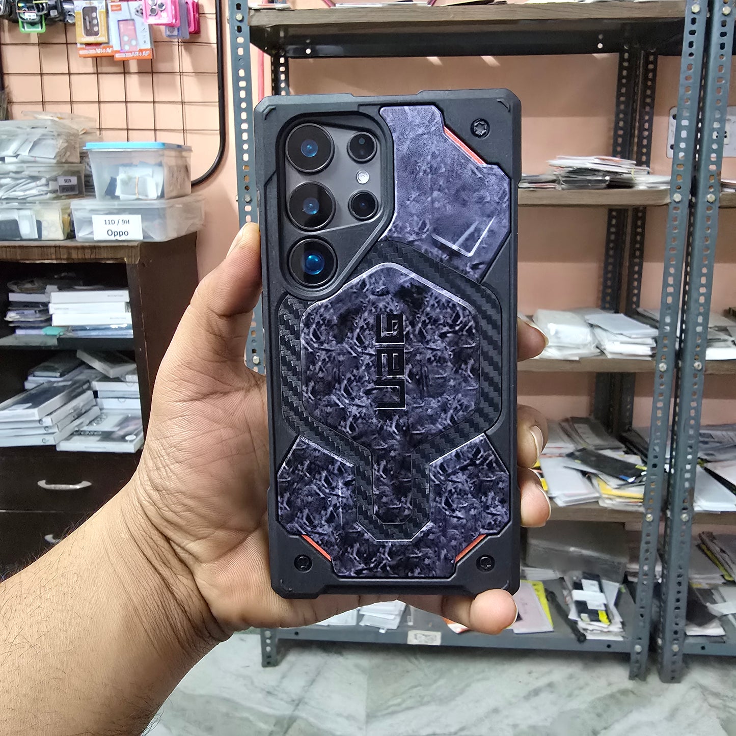 Samsung Galaxy S25 Ultra Monarch Pro Rugged Armor UAG (Limited Edition) Case with Magsafe - Ink Blue