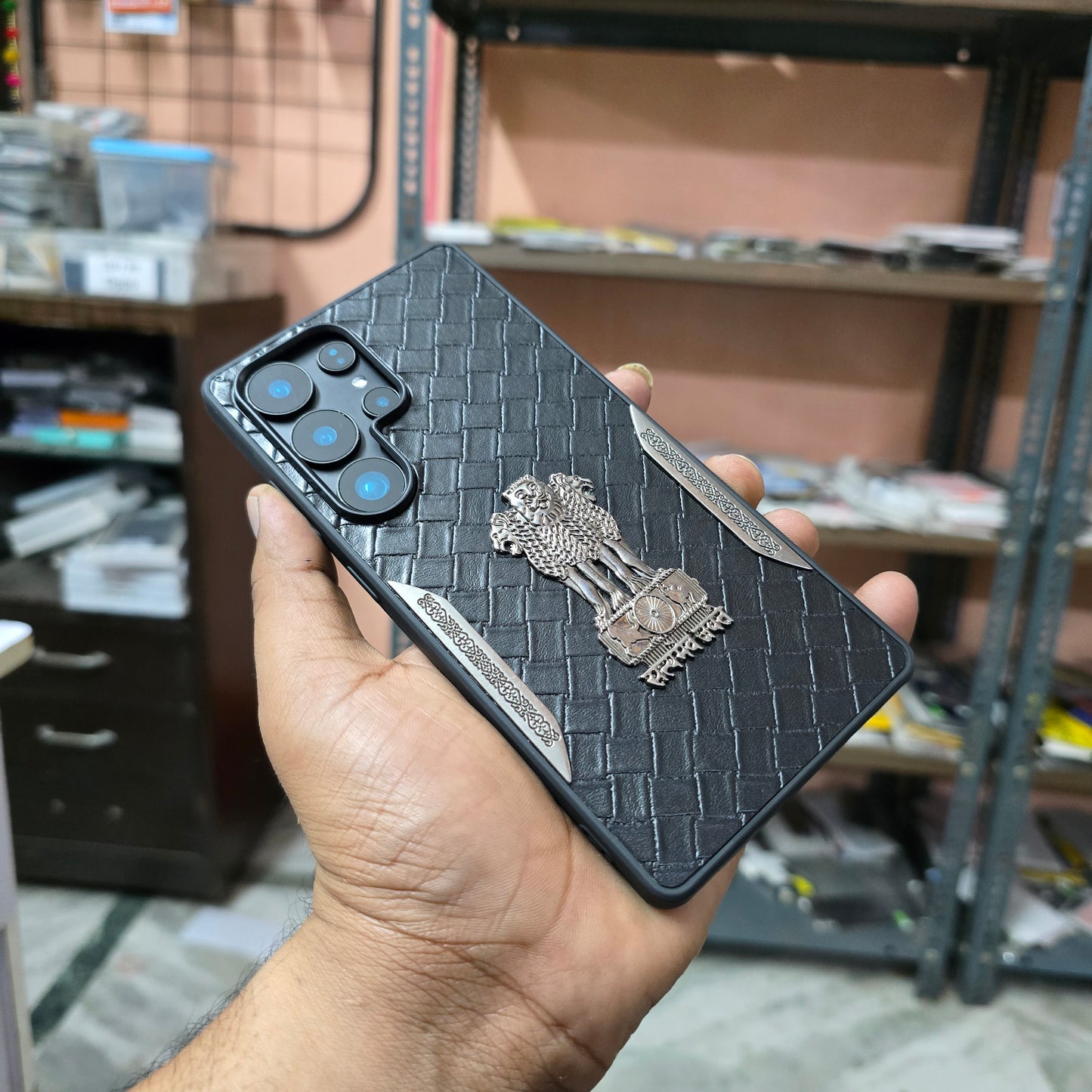 Samsung Galaxy S25 Ultra "Satyamev Jayate" Case with "Ashok Chinh"