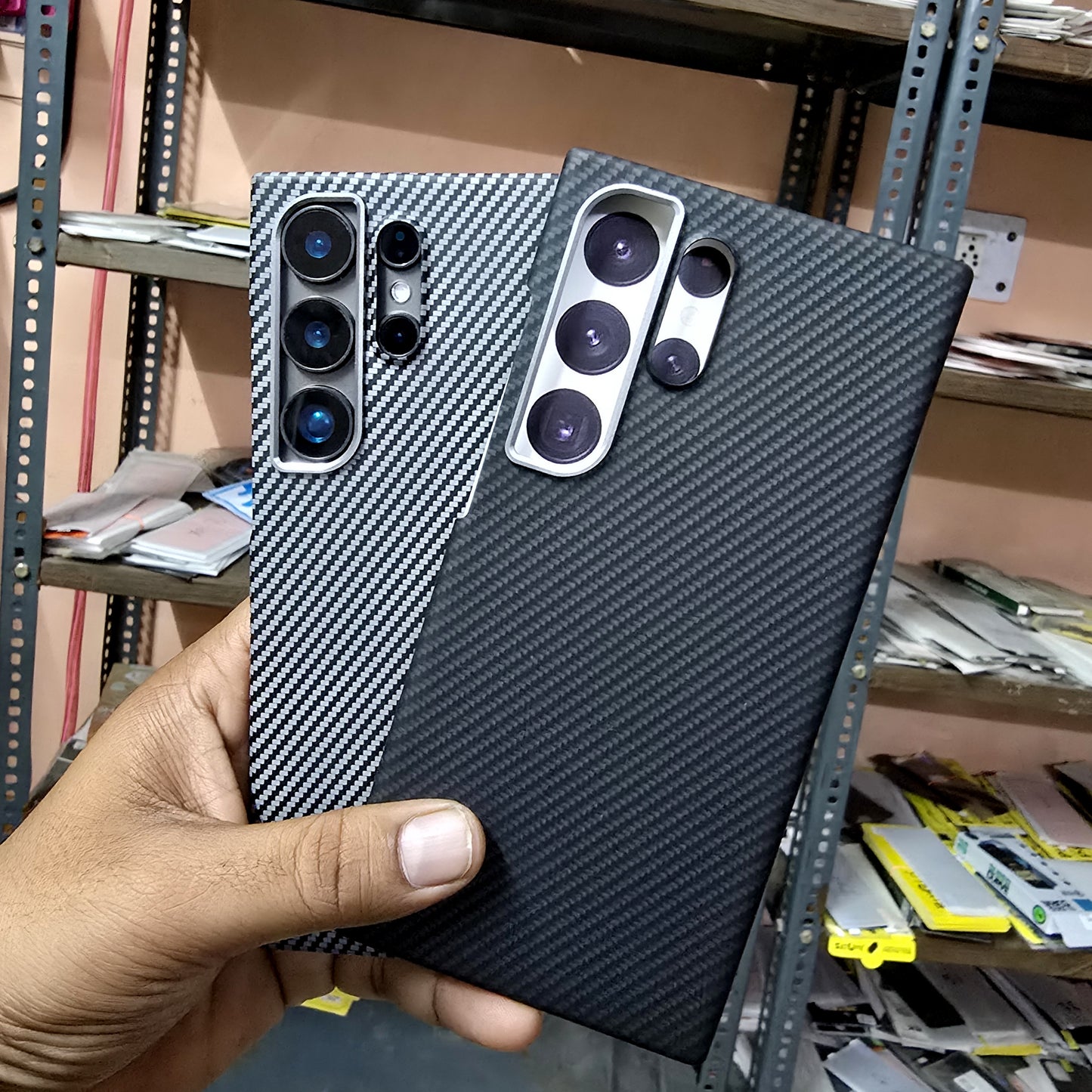Samsung Galaxy S24 Ultra Carbon Ultra Thin Case Original Air Series With Camera Protection