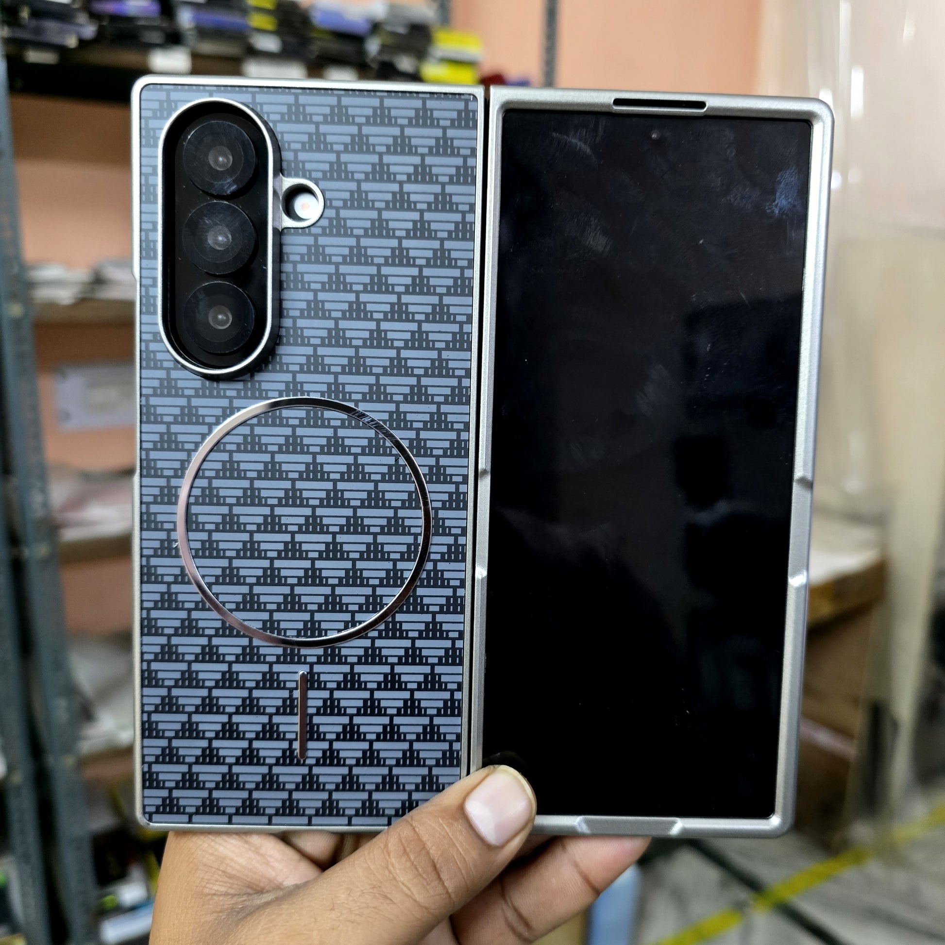 Samsung Galaxy Z Fold7 Shockproof Matte Finish Magsafe Case