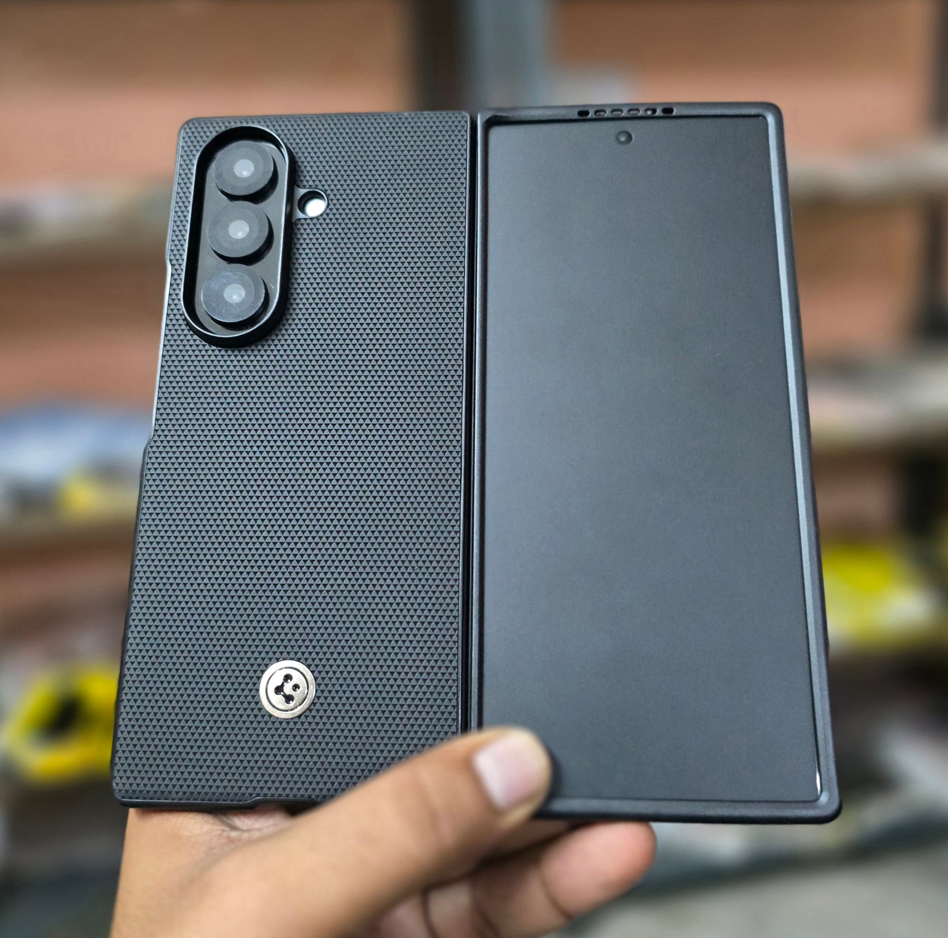 Samsung Galaxy Fold7 Soft Back Cover - Black