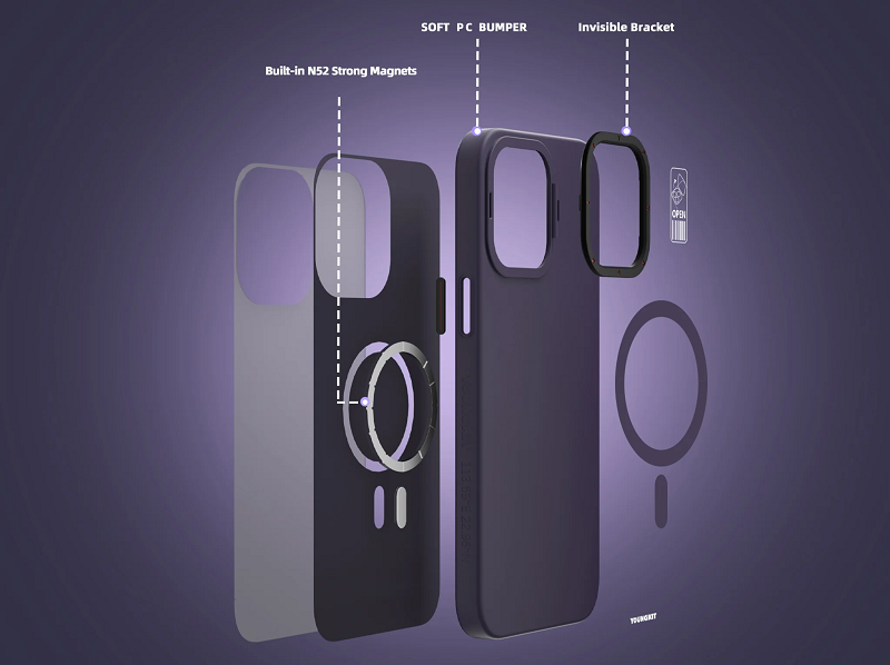 iPhone 14 Pro Hermit Support Series Magsafe Case