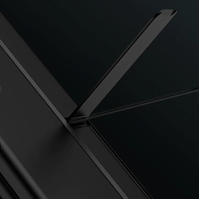 Samsung Galaxy Z Fold 6 Hard PC Matte Finish Removable S-Pen Slot & Kickstand Case - Black