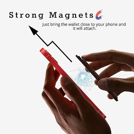 iPhone 13 Pro Faux Leather Wallet Magsafe With Stand - Black