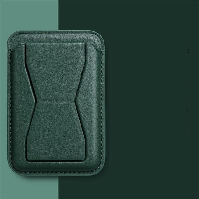 iPhone 14 Pro Faux Leather Wallet Magsafe With Stand - Blue / Green