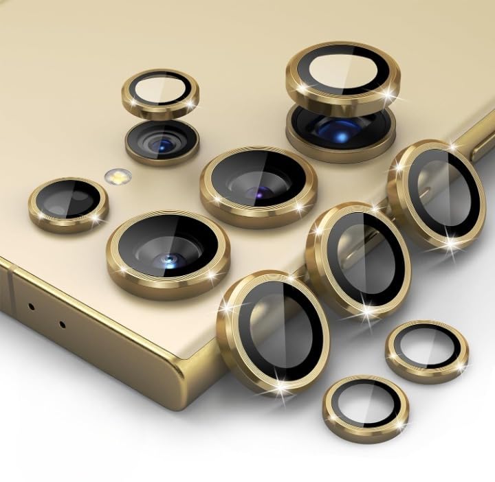 Metal Alloy HD Camera Ring Protector for Samsung S24 Ultra