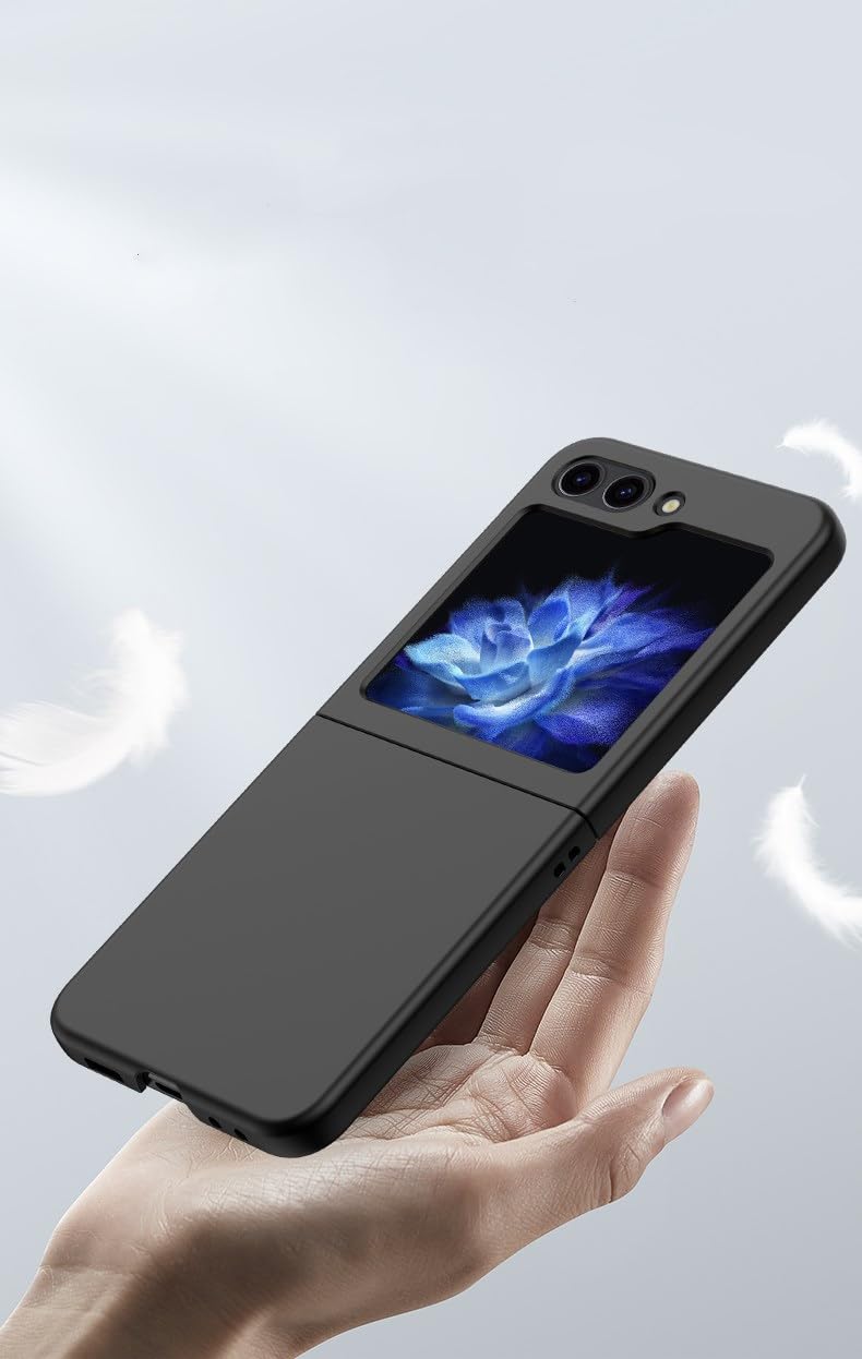Samsung Galaxy Z Flip 5 Silicon Case Liquid Silicon Inner Fabric with Logo