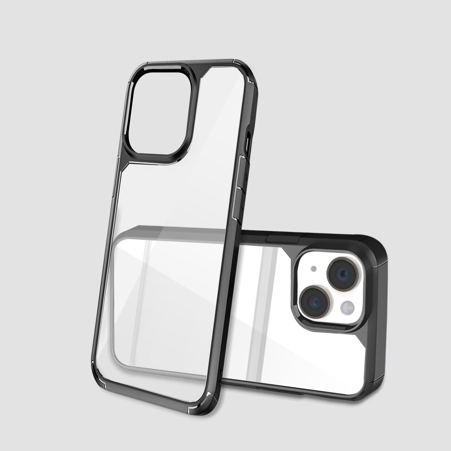 iPhone 13 Hybrid Shockproof Slim Transparent Back Cover