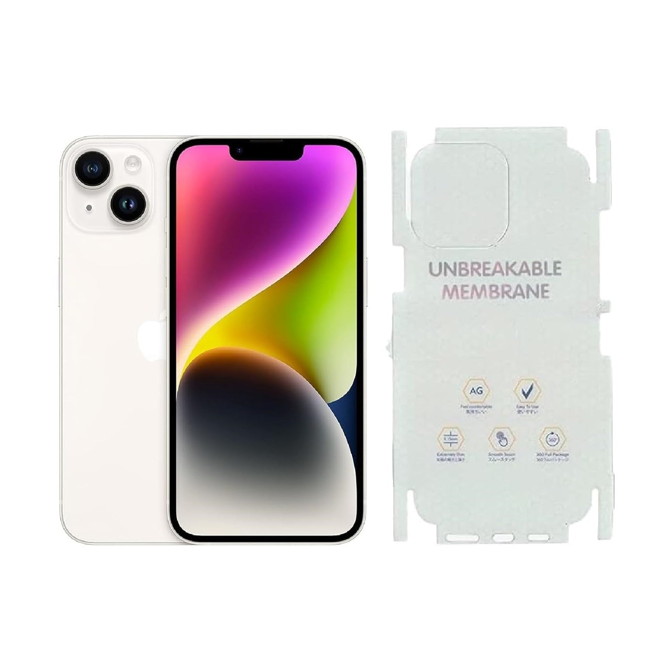 360 Degree Protection Matte Back Screen Guard iPhone 15 Plus