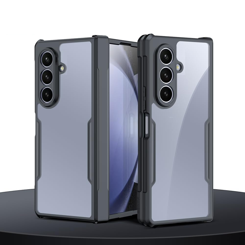 Samsung Galaxy Z Fold7 Hard PC Beetal Series Soft TPU Edges, Hinge, Non-Yellowing