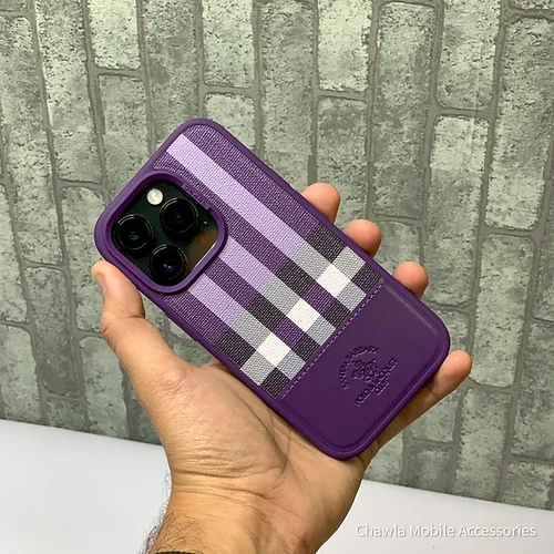 iPhone 14 Pro Max Santa Barbara Cyril Series Leather Case