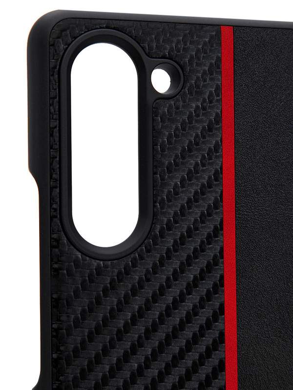 Samsung Galaxy Z Fold 6 Original Santa Barbara Hazle Series Leather Case - Black