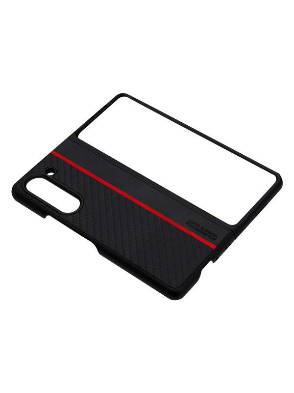 Samsung Galaxy Z Fold 6 Original Santa Barbara Hazle Series Leather Case - Black