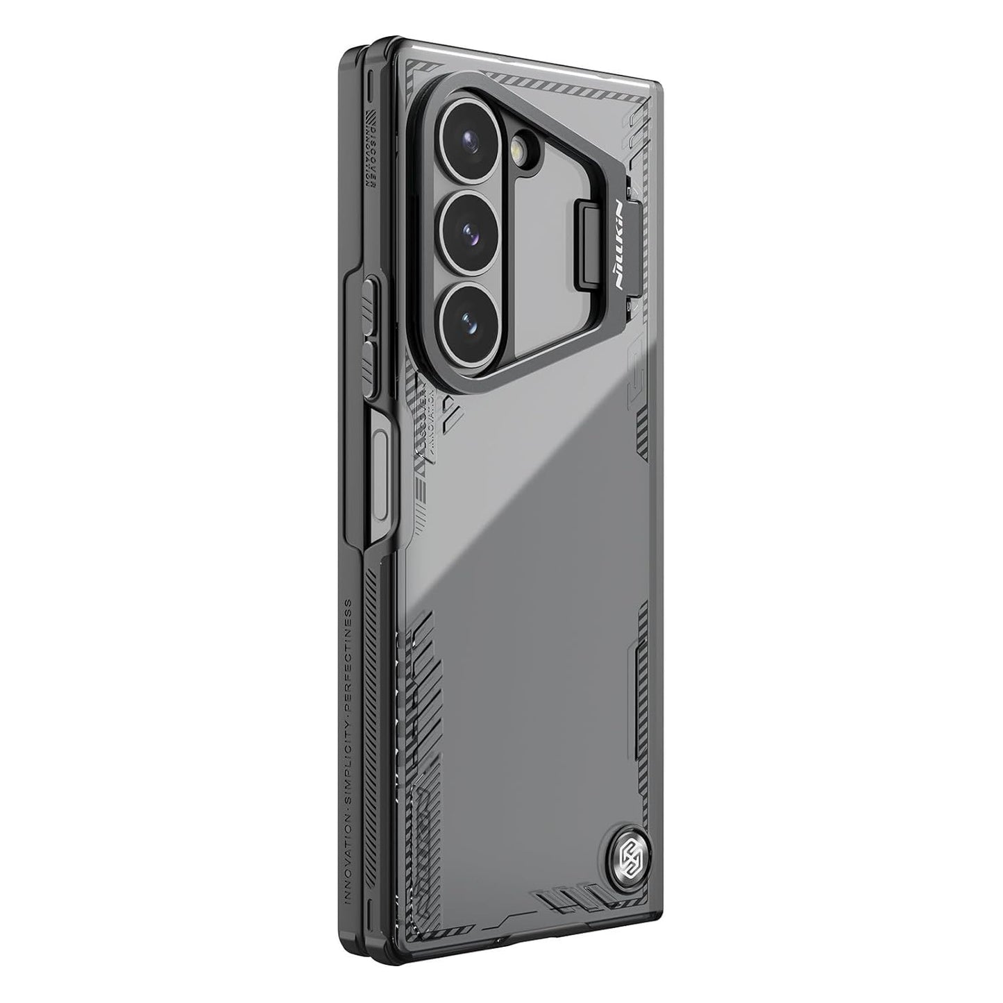 Samsung Galaxy Z Fold 6 Nillkin ICEBLADE Series Corner Air Bags + Aluminum Camera Protect Kickstand Case
