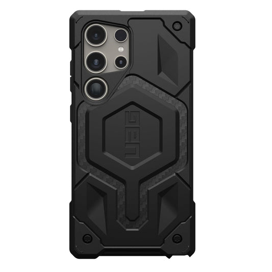 Samsung Galaxy S24 Ultra Monarch Pro (Inner Leather) Rugged Armor UAG Case with Magsafe - Black