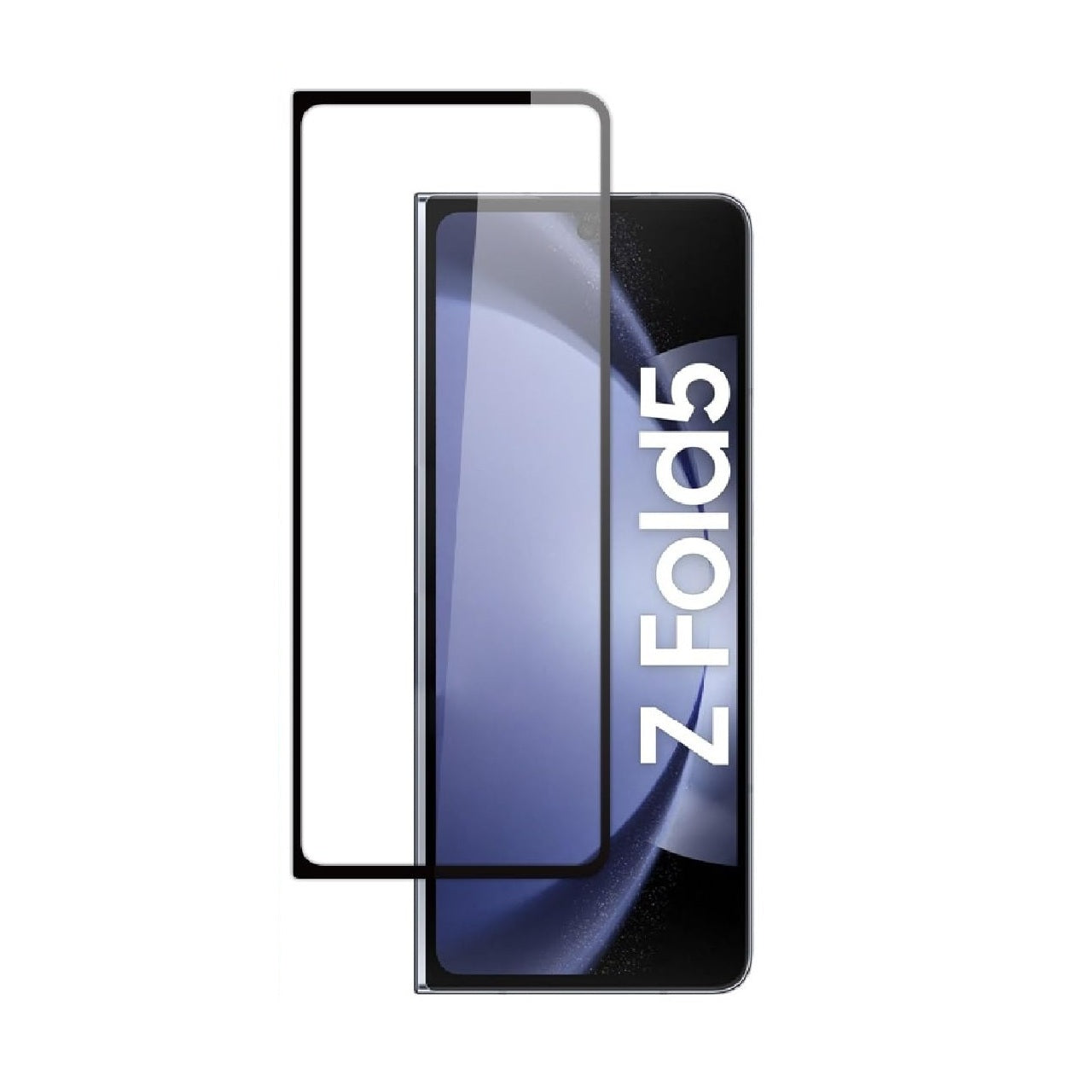 Samsung Galaxy Z Fold5 Front Screen Tempered Glass with 9H Hardness