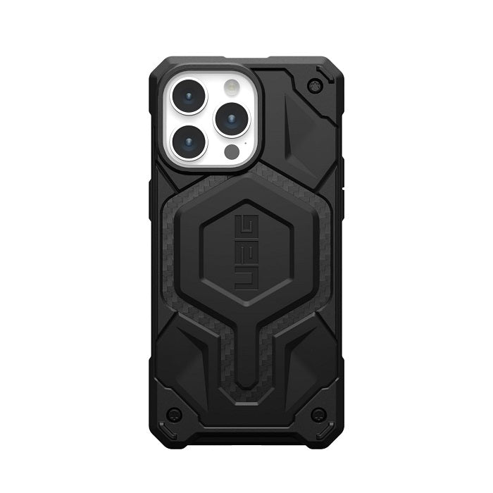 iPhone 15 UAG Monarch Pro Mag-Safe Slim Fit Rugged Protective Case Cover- Black