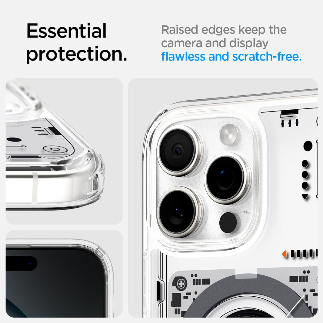 iPhone 15 Pro Max Hybrid Neo One Series, Machinery Design Shockproof Case with Magsafe