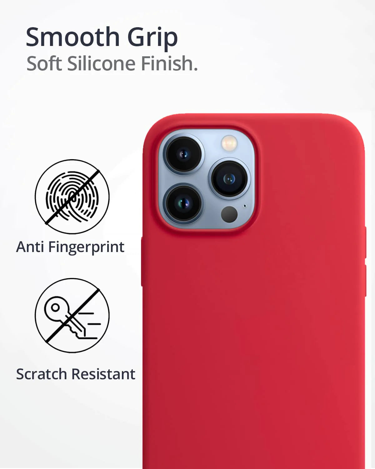 iPhone 13 Pro Max Leather Case with MagSafe - Red