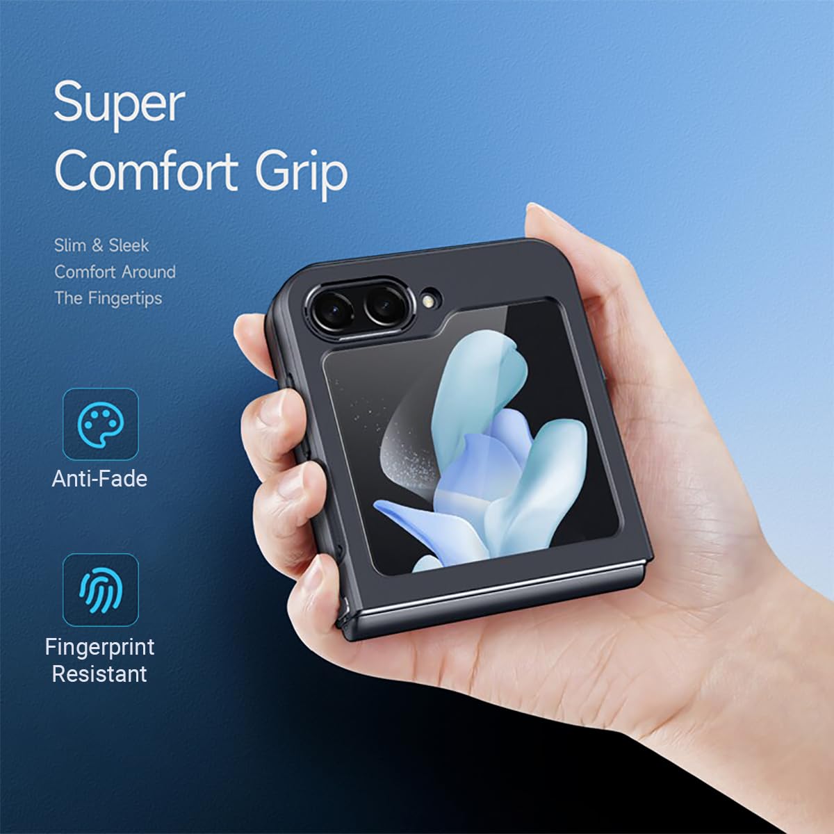 Samsung Galaxy Z Flip 5 Smoke Armor Matte Series Case