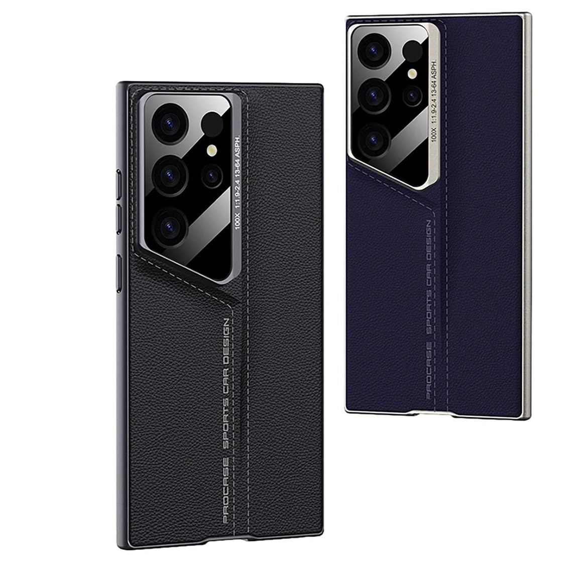 Samsung Galaxy S24 Ultra Original GKK Leather Case Camera Protection - BlacK
