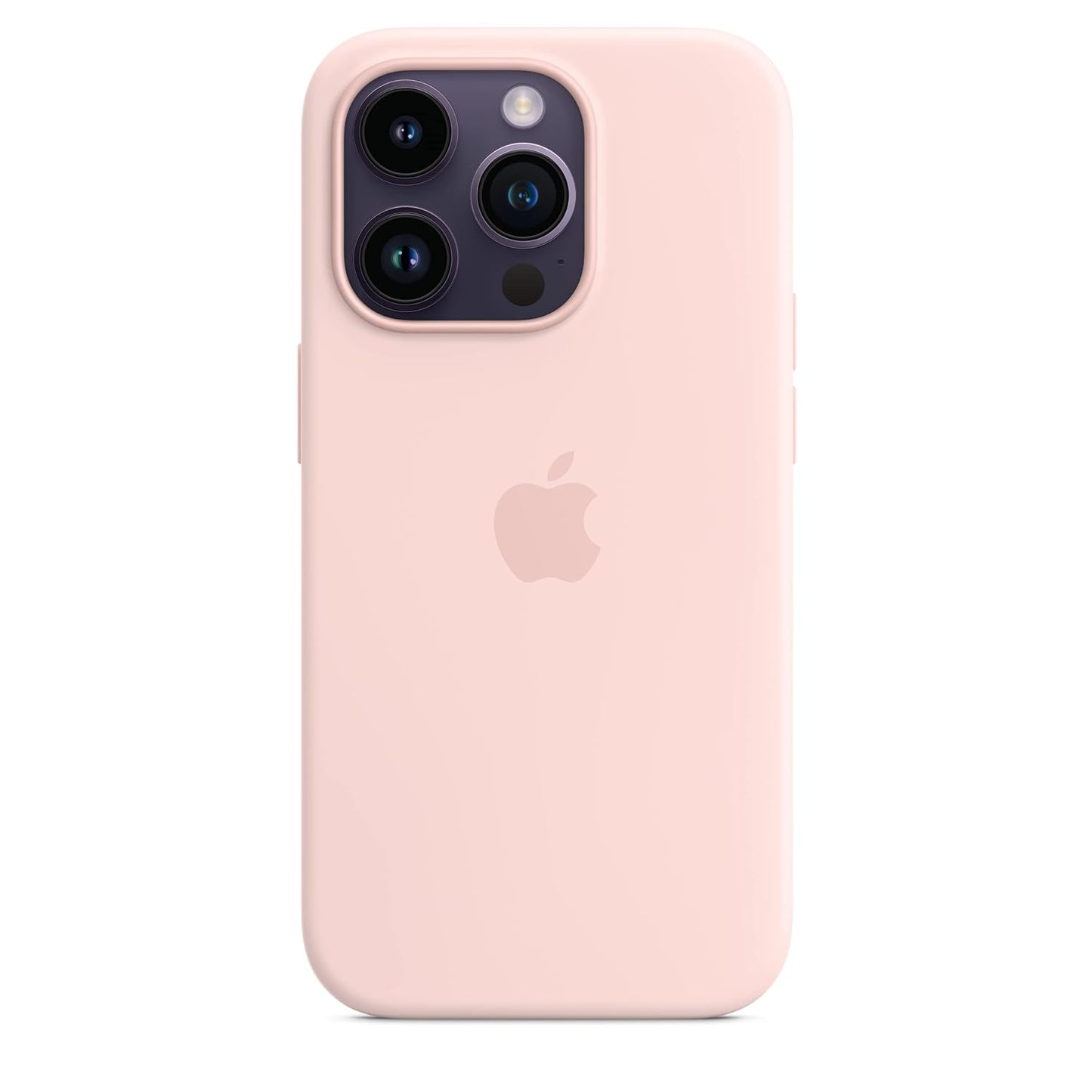 iPhone 14 Pro Max Original Liquid Silicon Case With Magsafe IC Working (Animation) - Pink