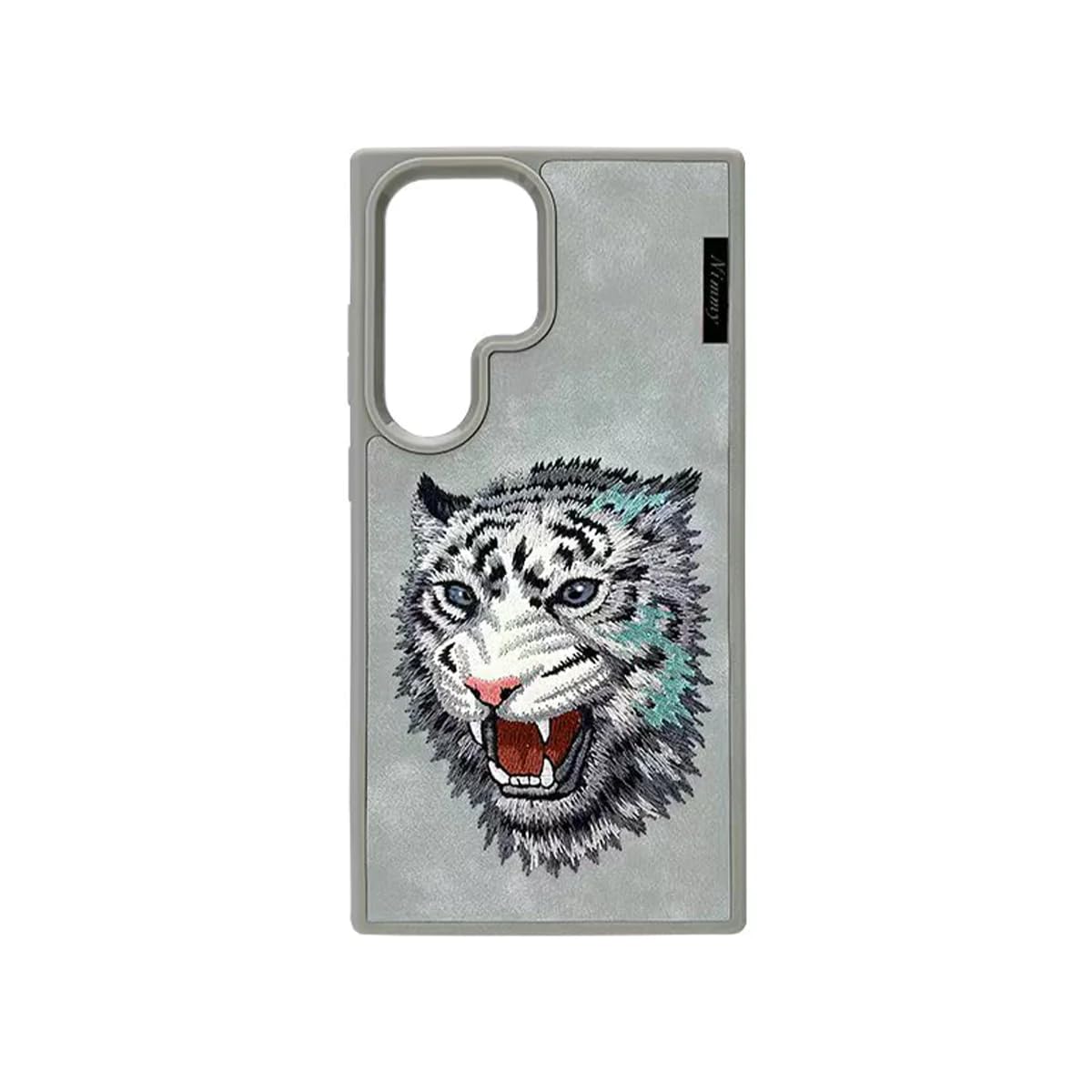 Samsung Galaxy S24 Ultra Original Nimmy Friends 3D Embroidery Leather Case - Tiger