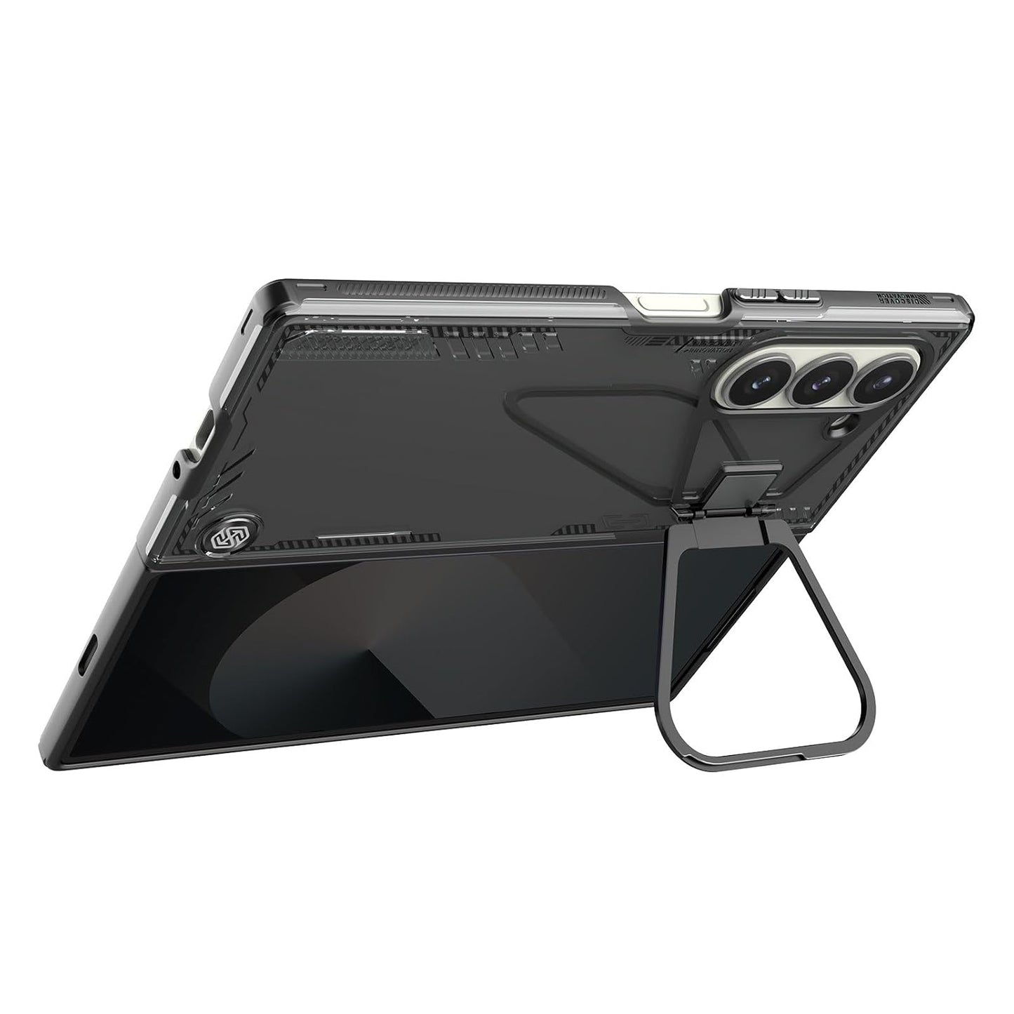 Samsung Galaxy Z Fold 6 Nillkin ICEBLADE Series Corner Air Bags + Aluminum Camera Protect Kickstand Case
