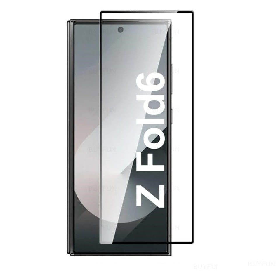 Samsung Galaxy Z Fold 6 Premium Tempered Glass with 9H Hardness Edges To Edge Protection