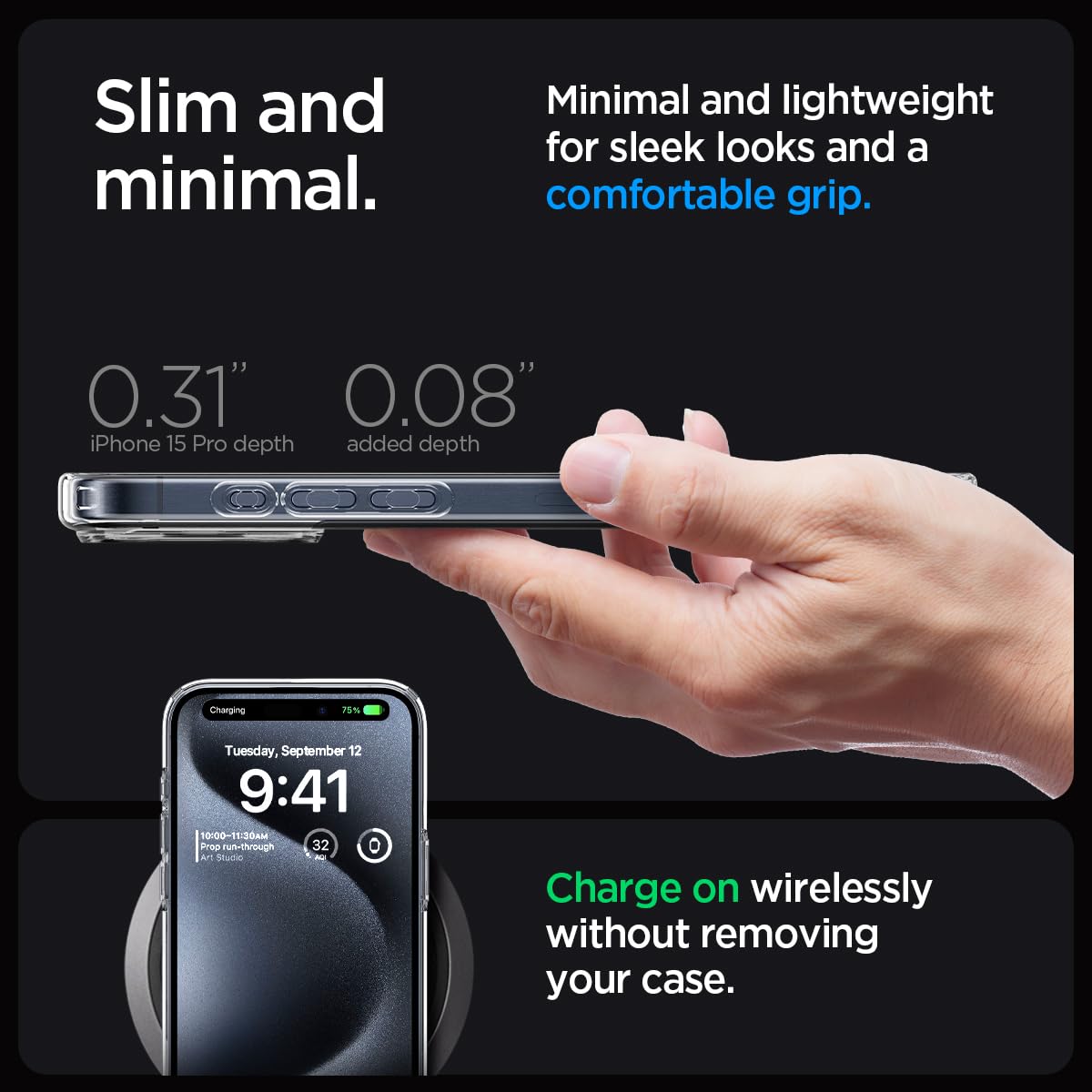 iPhone 15 Pro Max Crystal Clear Soft Silicon Transparent Scratch-Resistant Case - Clear