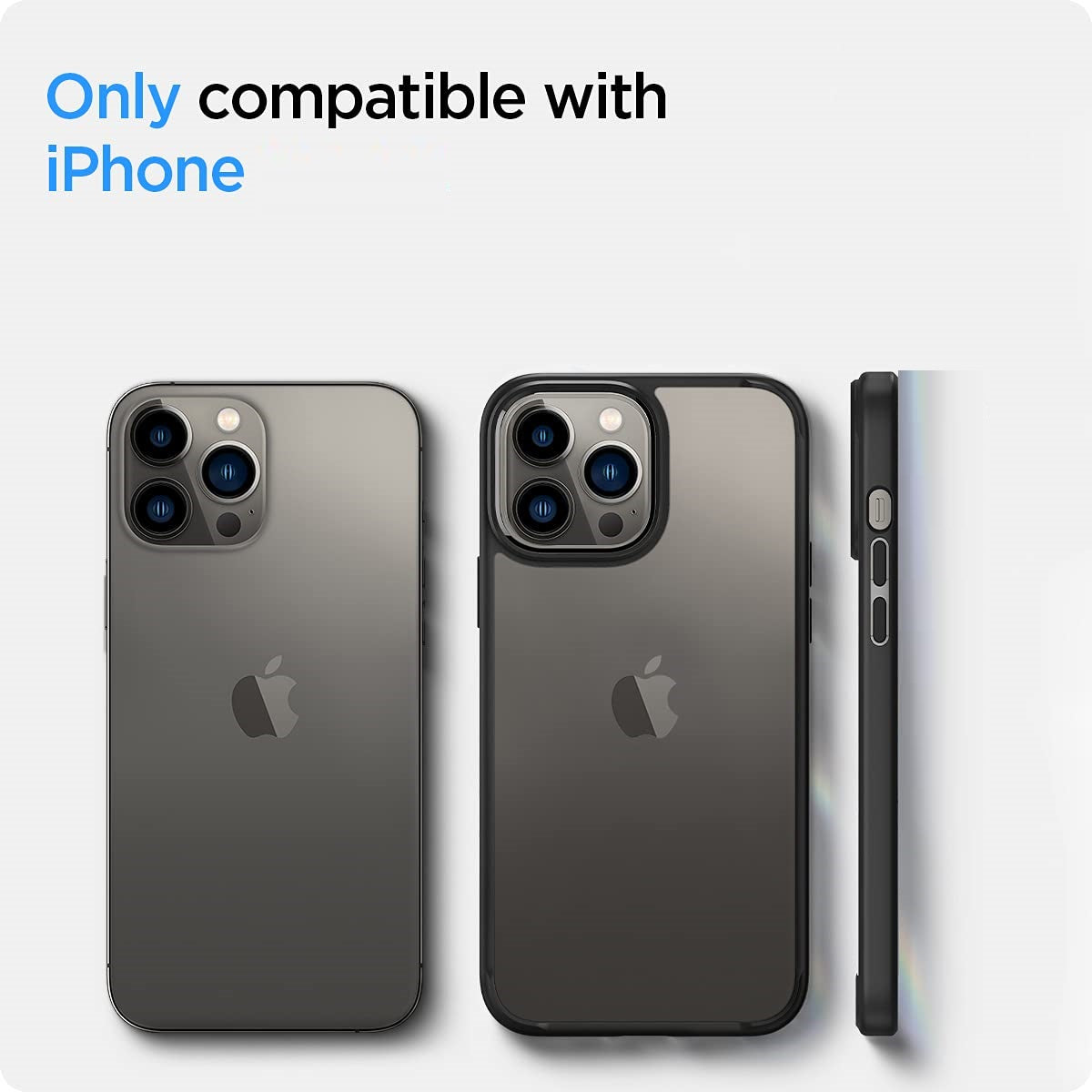 iPhone 15 Pro Max Transparent Bumper Clear Case with Camera Protection