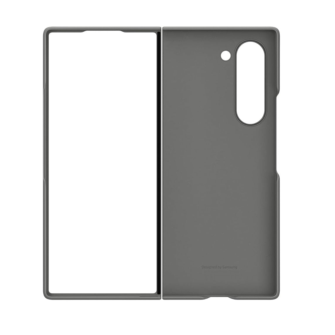 Samsung Galaxy Z Fold7 S-Pen Case, Skin Feel Cover wtih Stylus - Grey