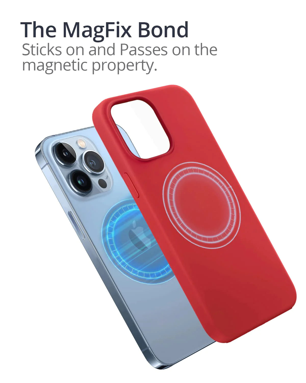 iPhone 13 Pro Max Leather Case with MagSafe - Red
