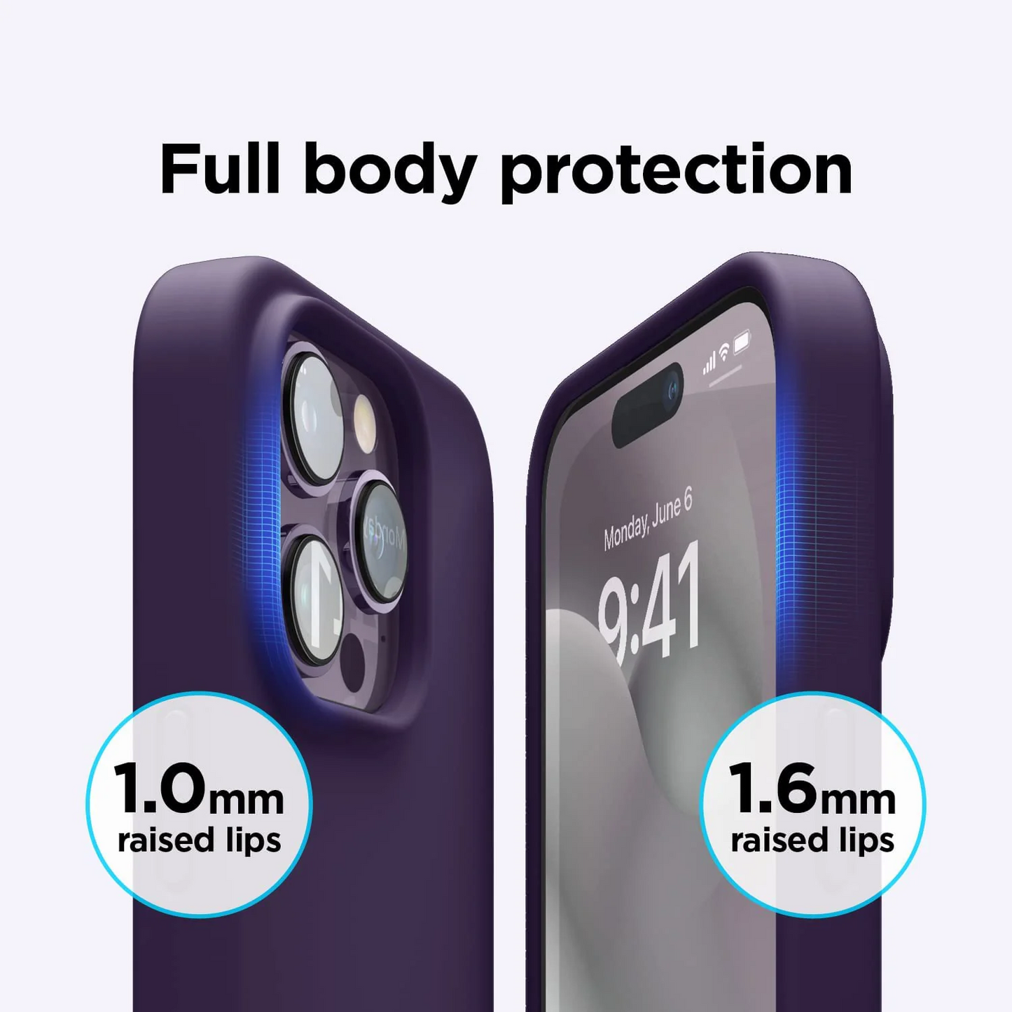 iPhone 14 Pro Max Liquid Silicon Inner Fabric with Logo