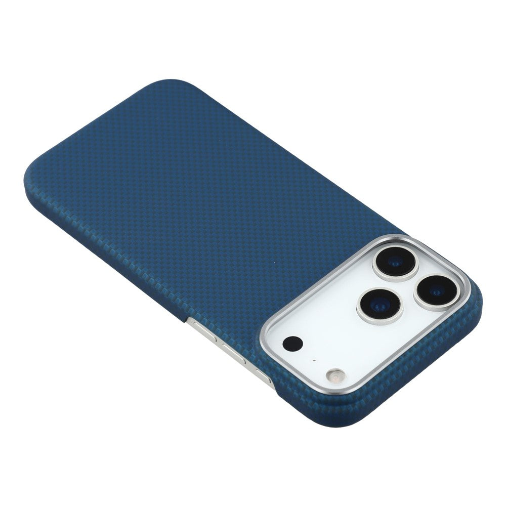 iPhone 17 Pro Max 0.8mm Ultra Slim Carbon Fiber Magnetic Cover with Magsafe - Blue