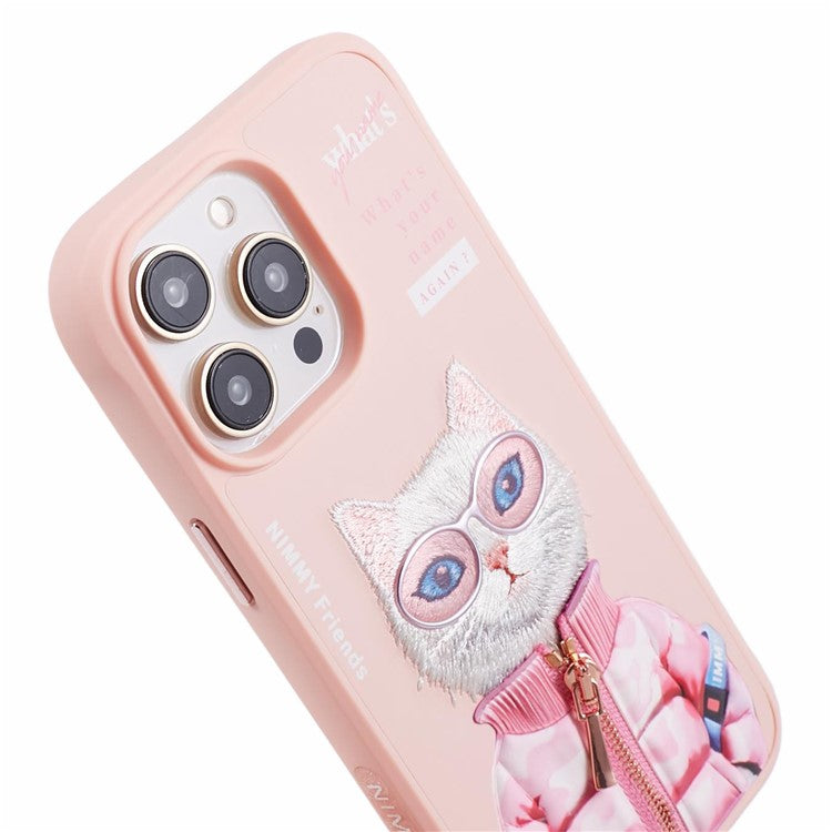 iPhone 15 Pro Max Nimmy Cool & Cute Embroidery Case Cover