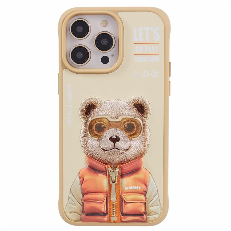 iPhone 14 Pro Nimmy Cool & Cute Embroidery Case Cover