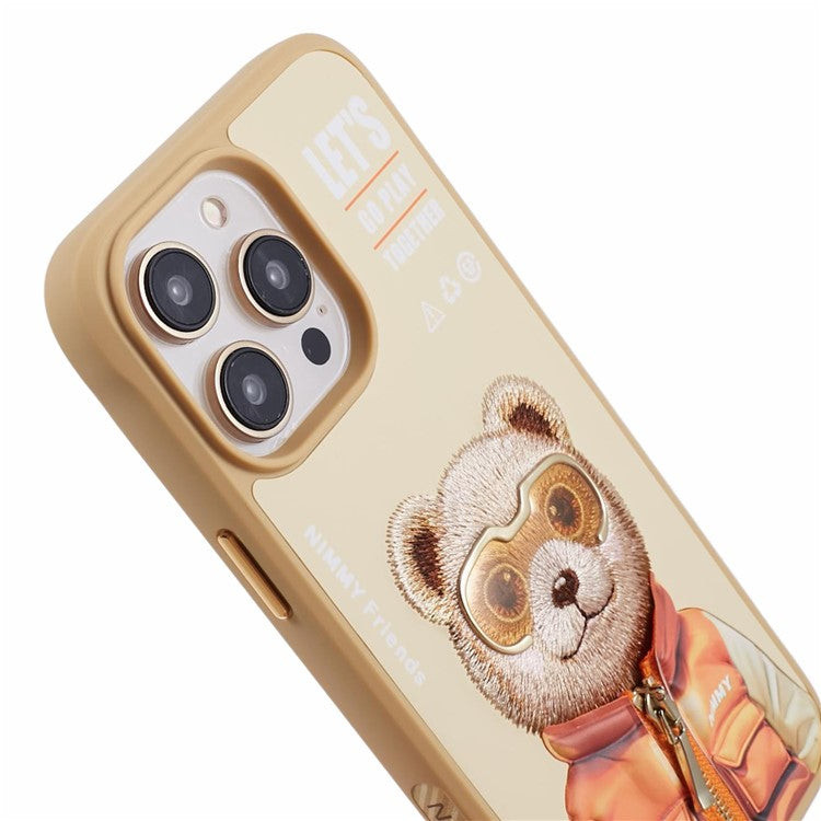 iPhone 14 Pro Nimmy Cool & Cute Embroidery Case Cover