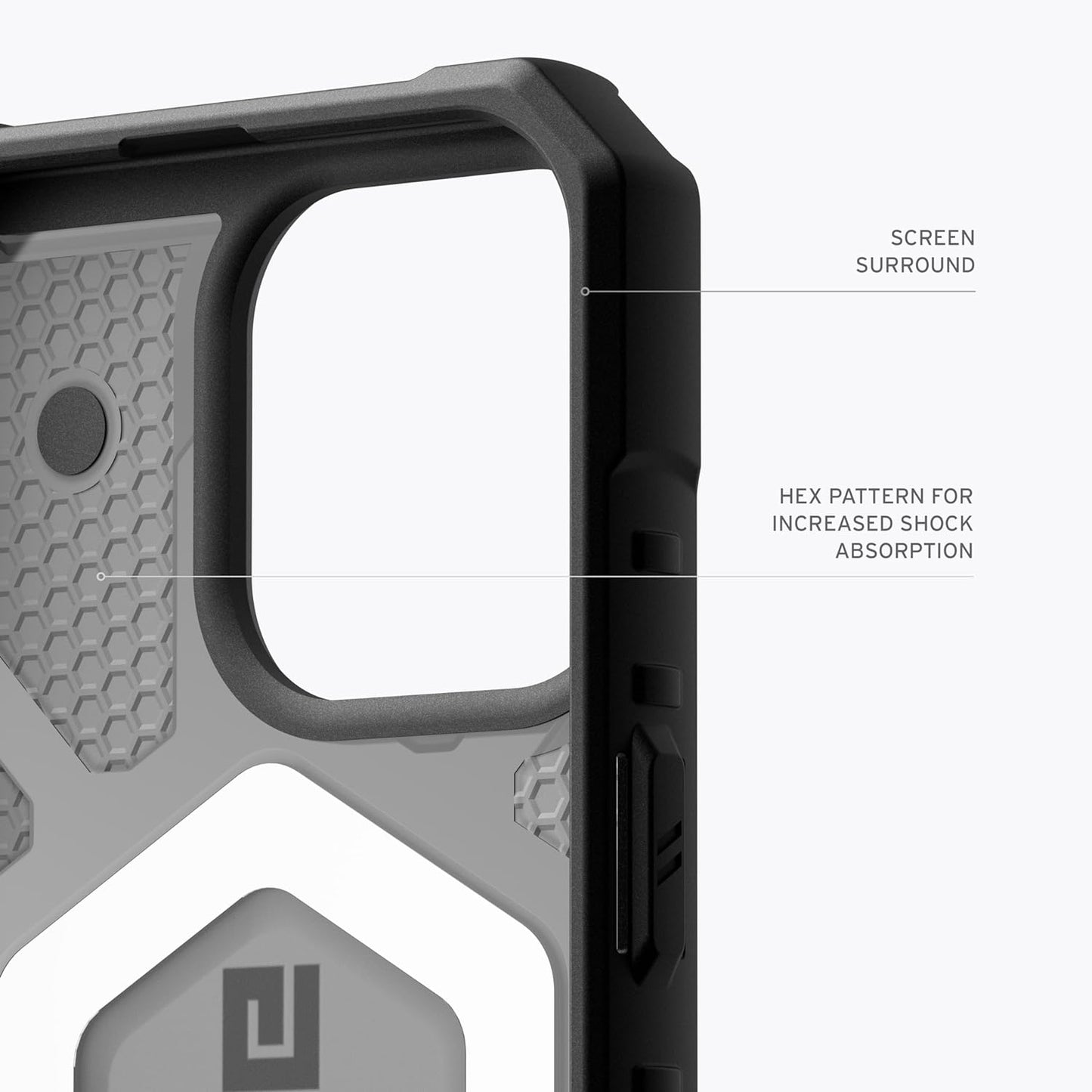 iPhone 14 Pro UAG Pathfinder Magsafe Clear Case - Ash