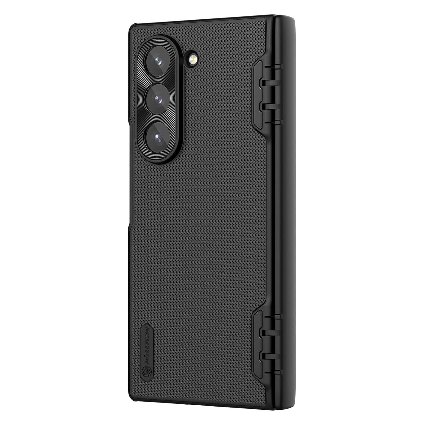 Samsung Galaxy Z Fold 6 Nillkin Super Frosted Shield Fold Bracket Phone Holder 360° Protection with Hinge - Black