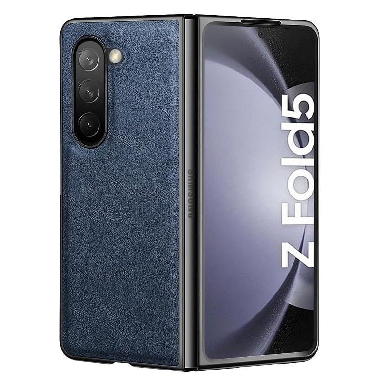 Samsung z fold 5 Back Cover Leather