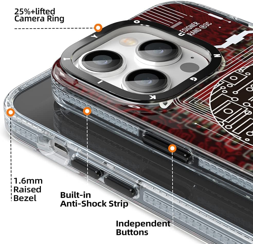 iPhone 14 Pro Original Youngkit Circuit Board Design Magsafe Case