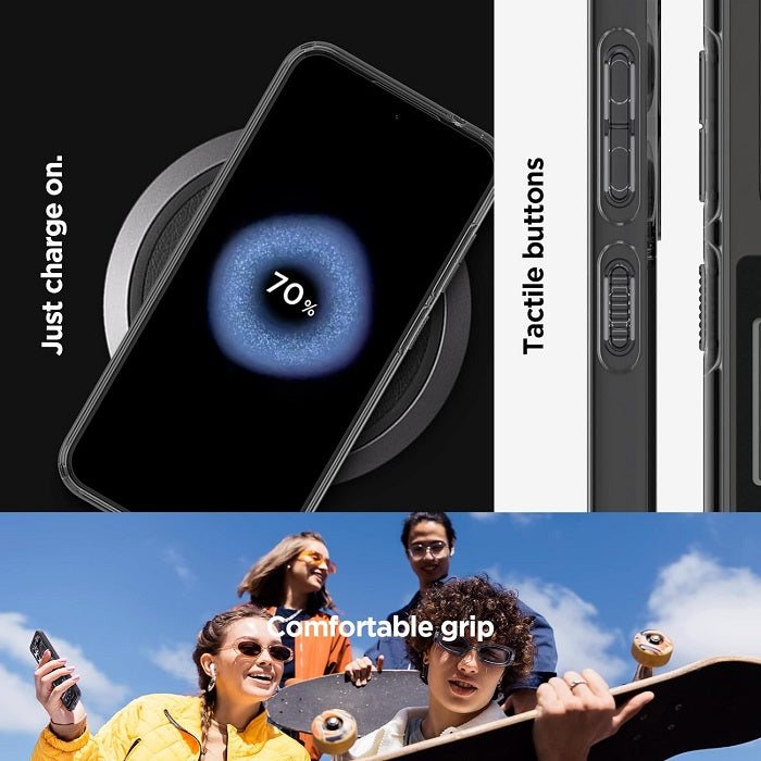 Samsung Galaxy S24 Zero One Case Hybrid Case - Black