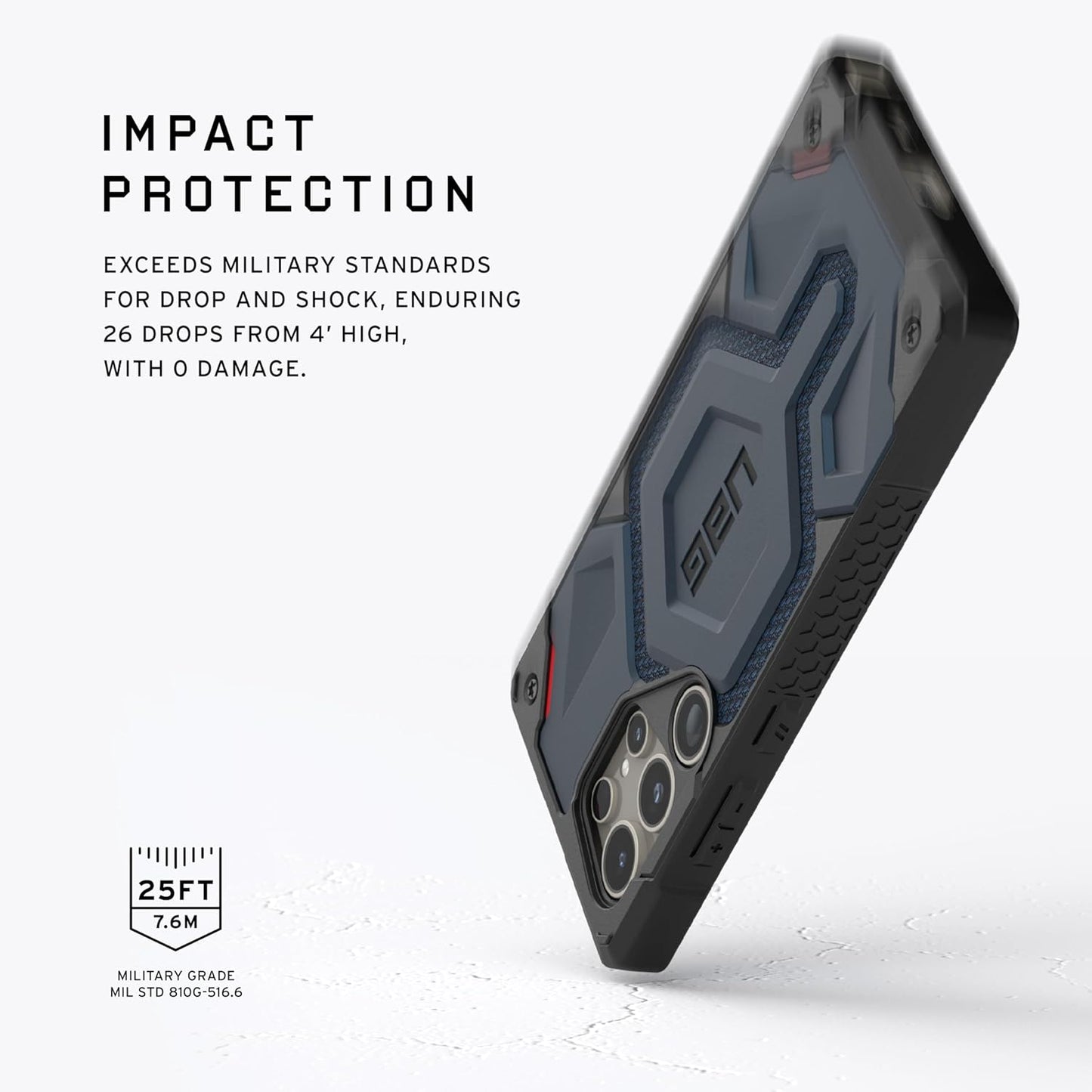 Samsung Galaxy S24 Ultra Monarch Pro Kevlar Series Rugged Armor UAG Case with Magsafe