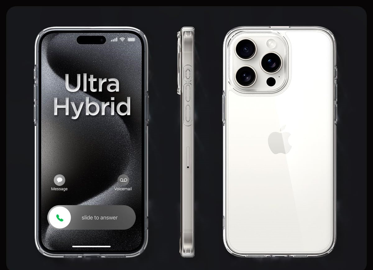 iPhone 15 Pro Crystal Clear Soft Silicon Transparent Scratch-Resistant Case - Clear