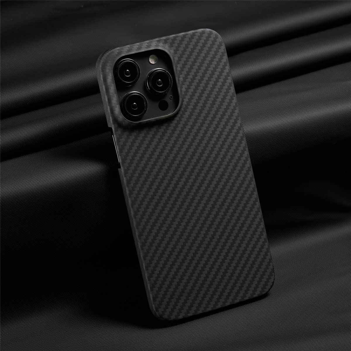 iPhone 13 Pro Carbon Fiber Real Aramid Kevilar Case