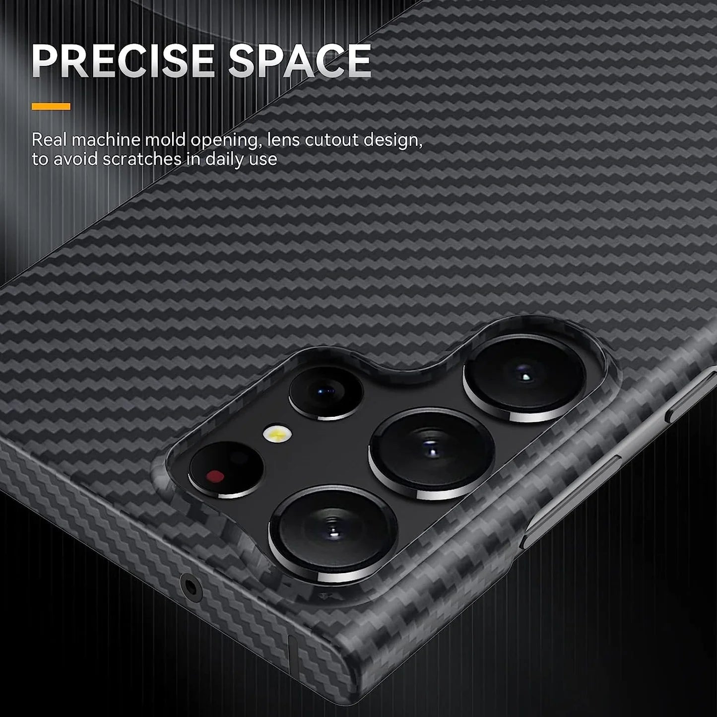 Samsung Galaxy S24 Ultra Carbon Fiber Real Aramid Kevilar Case